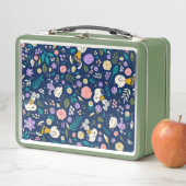 Peanuts In Bloom Pattern Metall Brotdose (Beispiel)