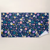 Peanuts In Bloom Pattern Strandtuch (Vorderseite)