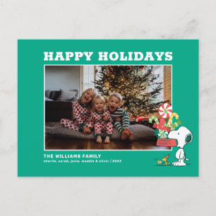 Peanuts   Je mehr, desto besser Feiertagspostkarte