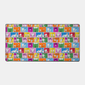 PEANUTS | Klassisches Comic Muster Schreibtischunterlage (Vorderseite)