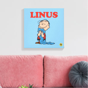 Peanuts Linus-Decke-Lächeln Leinwanddruck