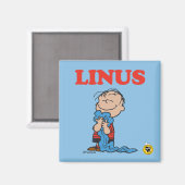 Peanuts | Linus-Decke-Lächeln Magnet (Vorderseite/Rückseite)