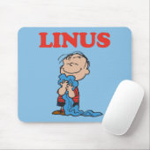 Peanuts | Linus-Decke-Lächeln Mousepad (Mit Mouse)