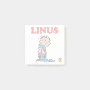 Peanuts   Linus-Decke-Lächeln Post-it Klebezettel