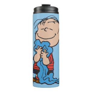 Peanuts Linus-Decke-Lächeln Thermosbecher