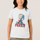 Peanuts | Linus & Seine Decke Tri-Blend Shirt (Vorderseite)