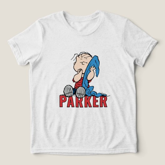 Peanuts | Linus & Seine Decke Tri-Blend Shirt (Design Vorderseite)