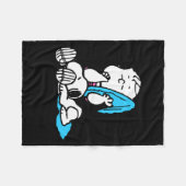 Peanuts Linus T-Shirt  Fleecedecke (Vorderseite (Horizontal))