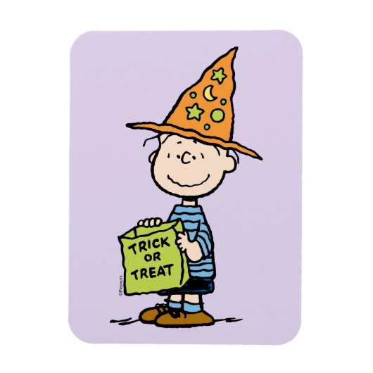 Peanuts Linus Zauberer Süßigkeiten oder Saures Magnet (Vertikal)