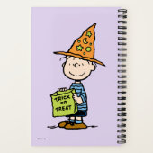 Peanuts Linus Zauberer Süßigkeiten oder Saures Notizblock (Rückseite)