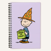 Peanuts Linus Zauberer Süßigkeiten oder Saures Notizblock (Vorderseite)