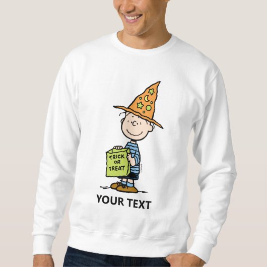 Peanuts Linus Zauberer Süßigkeiten oder Saures Sweatshirt (Vorderseite)