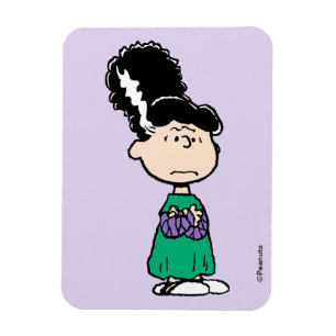 Peanuts Lucy Braut des Frankenstein Halloween Magnet