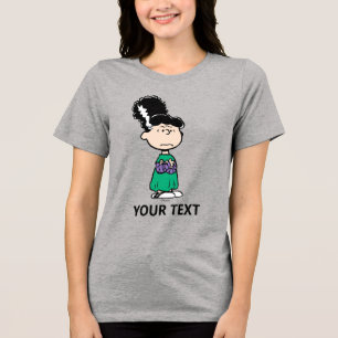Peanuts Lucy Braut des Frankenstein Halloween Tri-Blend Shirt