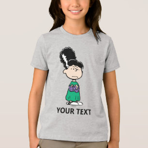 Peanuts Lucy Braut des Frankenstein Halloween Tri-Blend Shirt