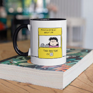Peanuts Lucy & der Doktor ist da Tasse
