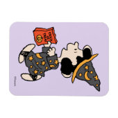 Peanuts Lucy Hexen Kostüm Halloween Magnet (Horizontal)