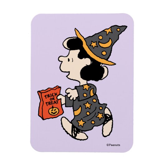 Peanuts Lucy Hexen Kostüm Halloween Magnet (Vertikal)