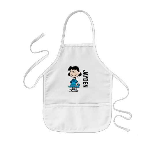 PEANUTS | Lucy | Name hinzufügen Kinderschürze (Vorne)