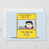 Peanuts | Lucy & the Doctor Is In Karte (Vorderseite)
