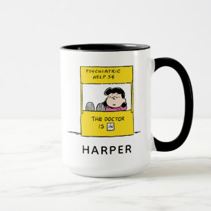 Peanuts   Lucy & The Doctor Is In Tasse