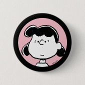 Peanuts | Lucys Gesichter Button (Vorderseite)