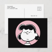 Peanuts | Lucys Gesichter Postkarte (Vorne/Hinten)