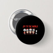 Peanuts Merry Christmas Holiday Choir _1  Button (Vorne & Hinten)