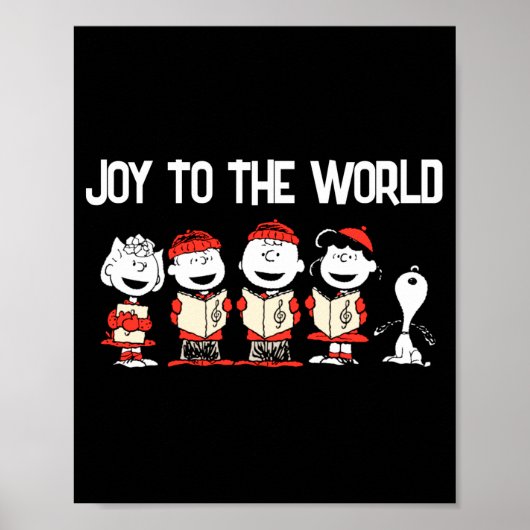 Peanuts Merry Christmas Holiday Choir  Poster (Vorne)