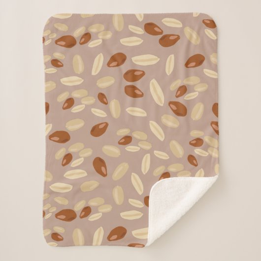 Peanuts Muster Sherpadecke (Vorderseite)