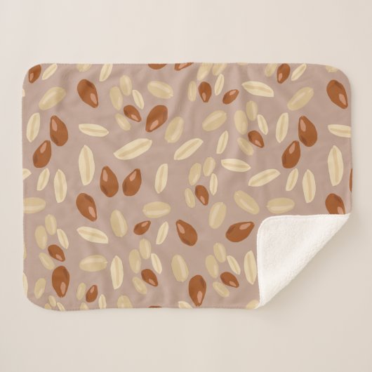 Peanuts Muster Sherpadecke (Vorderseite (Horizontal))