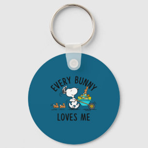 Peanuts - Ostern - jeder Hase liebt mich Peanuts - Schlüsselanhänger