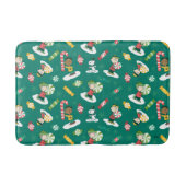 Peanuts Peppermint Dreams Urlaubsmuster Badematte (Vorderseite)