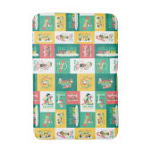 Peanuts Peppermint Dreams | Urlaubsmuster Badematte (Vorderseite Vertikal)