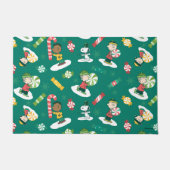 Peanuts Peppermint Dreams Urlaubsmuster Fußmatte (Vorderseite)