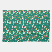 Peanuts Peppermint Dreams Urlaubsmuster Geschirrtuch (Horizontal)