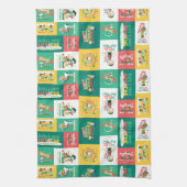 Peanuts Peppermint Dreams | Urlaubsmuster Geschirrtuch (Vertikal)