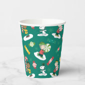 Peanuts Peppermint Dreams Urlaubsmuster Pappbecher (Links)