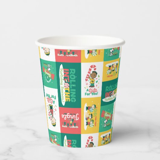 Peanuts Peppermint Dreams | Urlaubsmuster Pappbecher (Rückseite)