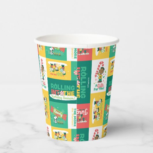 Peanuts Peppermint Dreams | Urlaubsmuster Pappbecher (Rechts)