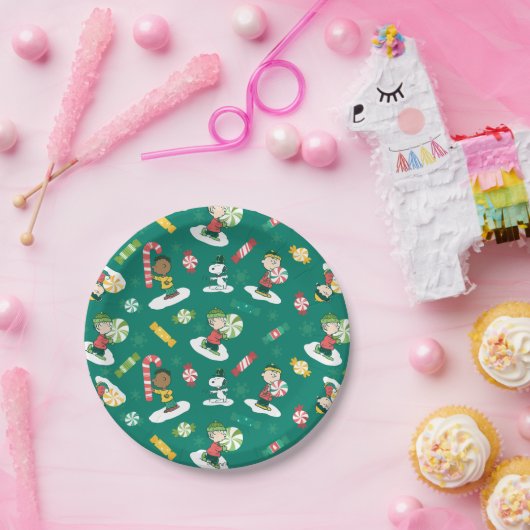 Peanuts Peppermint Dreams Urlaubsmuster Pappteller (Party)