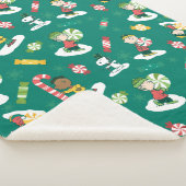 Peanuts Peppermint Dreams Urlaubsmuster Sherpadecke (3/4)