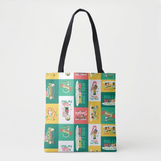 Peanuts Peppermint Dreams | Urlaubsmuster Tasche (Vorderseite)