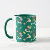 Peanuts Peppermint Dreams Urlaubsmuster Tasse (Links)