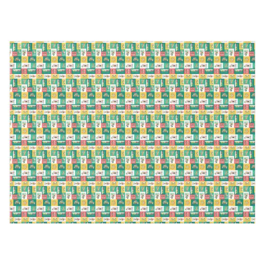 Peanuts Peppermint Dreams | Urlaubsmuster Tischdecke (Vorderseite (Horizontal))