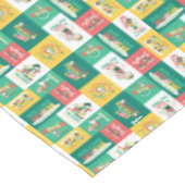 Peanuts Peppermint Dreams | Urlaubsmuster Tischdecke (Schrägansicht)