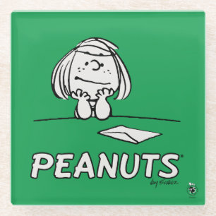 Peanuts Peppermint Patty Gedanken Glasuntersetzer