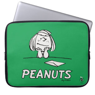 Peanuts   Peppermint Patty Gedanken Laptopschutzhülle