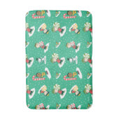 Peanuts Peppermint Träume Schneeflocken Muster Badematte (Vorderseite Vertikal)