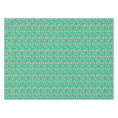 Peanuts Peppermint Träume Schneeflocken Muster Tischdecke (Vorderseite (Horizontal))